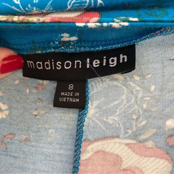 Madison Leigh Floral 3/4 Sleeve Mini Dress - Picture 7 of 12